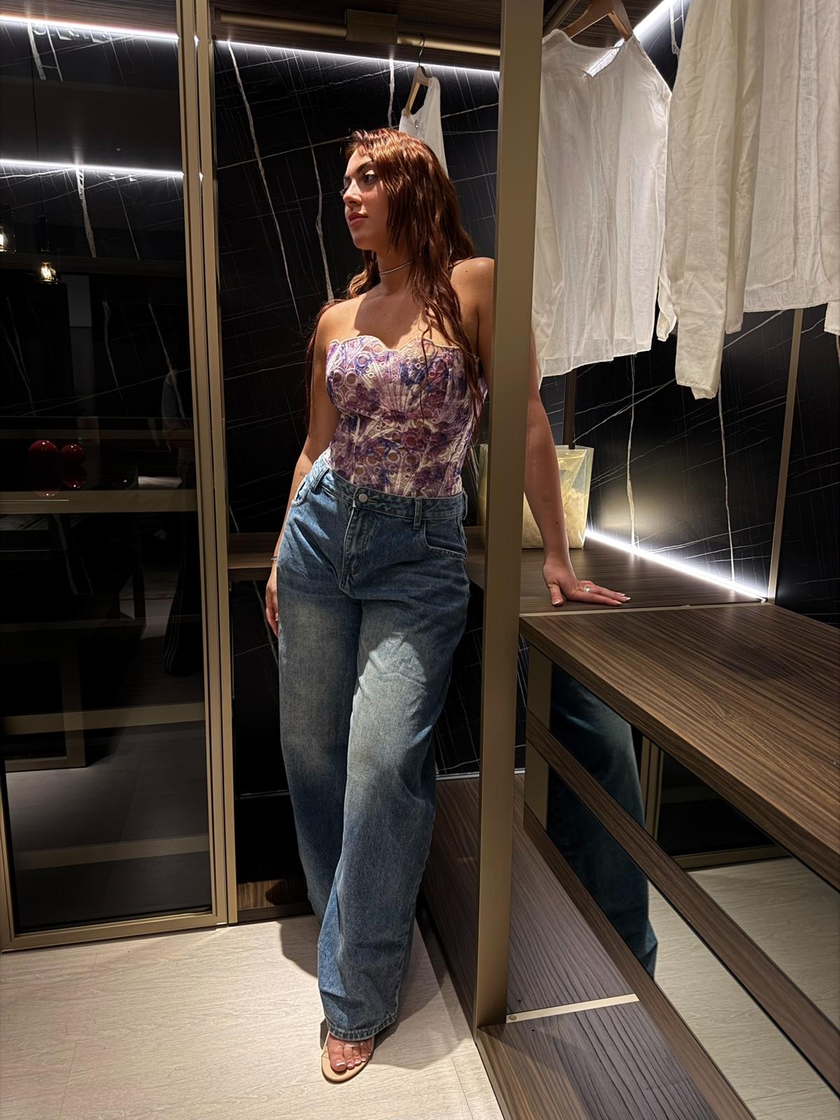 Jeans arricciatura